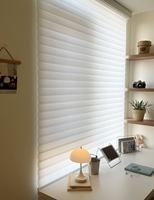 Stores occultants Newhoo Custom Shangri-La à double couche de tissu, filtrant la lumière et offrant une intimité, pour la maison, le salon et la chambre à coucher.