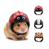 Casco Ligero y Adorable para Mascotas Pequeñas, Lindo Sombrero de Disfraz para Hámsters, Osos Dorados, Loros y Chinchillas