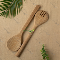 Ensemble de cuillères en bambou écologiques et durables OEM/ODM, capacité 10 ml, design personnalisé pour cadeaux, ustensiles de cuisine du Vietnam