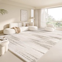 Nouveau Tapis Minimaliste 2026 en Faux Cachemire Crème Uni, Fabriqué à la Machine, pour Chambre, Salon, Chevet, Couverture de Sol, Tapis de Zone