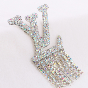 Miếng dán lưới đá pha lê thiết kế mới, trang trí túi xách bằng đá pha lê - Product Image 5