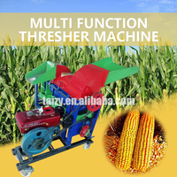 Éplucheur et broyeur de maïs multifonctionnel, avec moteur à essence double à double air, nettoyage au doigt