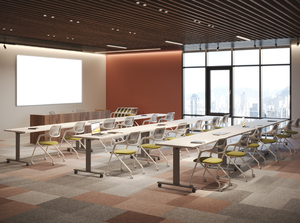 Chaise de bureau ergonomique moderne empilable en métal de haute qualité pour hôtel, conférence et salle à manger à domicile – Vente en gros - Product Image 3