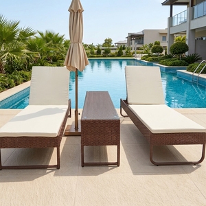 Silla de Descanso Plegable de Metal para Exteriores, Playa, Piscina, Patio, <span class=keywords><strong>Chaise</strong></span> <span class=keywords><strong>Longue</strong></span> - Product Image 4