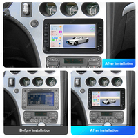 MEKEDE Reproductor Multimedia para Auto con Navegación GPS, Mapas de Google y Waze, Pantalla Táctil de 7 Pulgadas, Radio para Auto con FM RDS para Alfa Romeo 159 GT