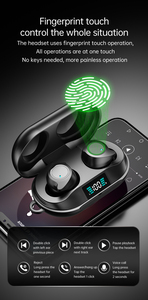 Earbuds Dx20 Đúng Không Dây Stereo Tai Nghe Điều Khiển Cảm Ứng Không Thấm Nước LED Hiển Thị Kỹ Thuật Số Trong Tai Tai Tai Nghe Mini Tai Nghe - Product Image 3