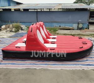 JUMPFUN 6 personnes gonflable eau jouer équipement bande <span class=keywords><strong>Wagon</strong></span> gonflable remorquable adultes eau jouets - Product Image 3