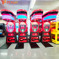 Machine de boxe à monnayeur très populaire avec affichage LED du score pour parcs d'attractions, salles de jeux et lieux de divertissement