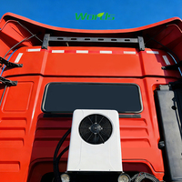 Climatiseur de stationnement vertical 12V 24V à quatre prises pour camion, unité intérieure, systèmes de climatisation pour camions