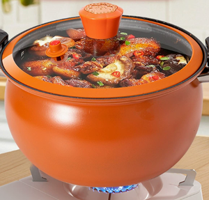 Marmite à pression LOVFE avec revêtement antiadhésif et écologique en pierre Maifan pour cuisinière à gaz - Product Image 1