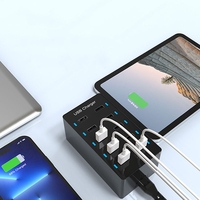 Charger Dinding USB Multi Port Laris Manis Charger USB Multi Port 50W 10 Port USB Mendukung 5V 1A 2A 2.4A