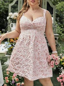 Tejido de poliéster Floral 3D Jacquard telas textiles para hacer tallas grandes Floral Jacquard correa de espagueti vestido ropa - Product Image 5