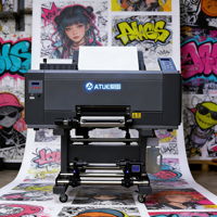 Printer Inkjet UV DTF Digital Otomatis ATUE A3/A2/A4 Baru dengan Head Epson Garansi 1 Tahun