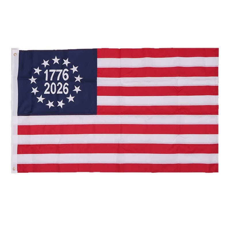 Bandera bordada del 250 aniversario 2