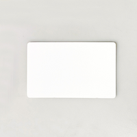 Cartes de visite promotionnelles modernes, portables, imperméables, en PET, vierges, pour sublimation, cartes bancaires, cartes personnalisées avec nom, impression à chaud