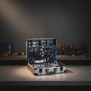 Ensemble d'outils à main professionnels pour garage, atelier et réparation automobile, coffret à outils en métal, marteau en acier au chrome-vanadium - OEM ODM - Product Image 2
