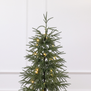 Sapin de Noël artificiel lumineux en PE en forme de feuille de saule, nouveau style, pour la décoration de Noël du salon et de la chambre - Product Image 5