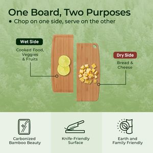 Planches à découper en <span class=keywords><strong>bambou</strong></span> durables d'usine, résistantes à la <span class=keywords><strong>chaleur</strong></span>, planche à découper et à charcuterie avec rainure pour le jus, planches à découper en bois - Product Image 4