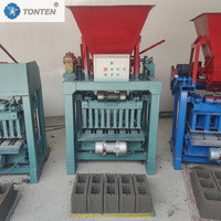 Machine à blocs de ciment 4-35 pour la fabrication de briques et matériaux de construction en Haïti
