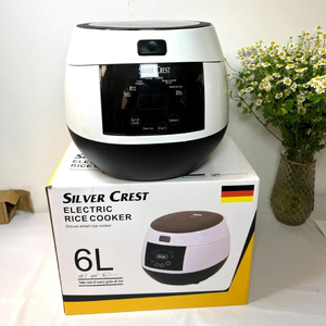 หม้อหุงข้าวไฟฟ้า Silver Crest 6 ลิตร หน้าจอดิจิตอล อัจฉริยะ พร้อมที่ตักข้าวและถ้วยตวง สำหรับใช้ในครัวเรือน - Product Image 2
