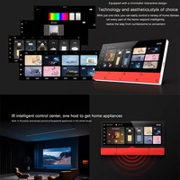 6.2 İnç Ekranlı Akıllı Ses Sistemi Tuya Home Bluetooth Duvar Amplifikatörü Dahili Zigbee Ağ Geçidi IR Tavan Hoparlörü Kontrol Paneli