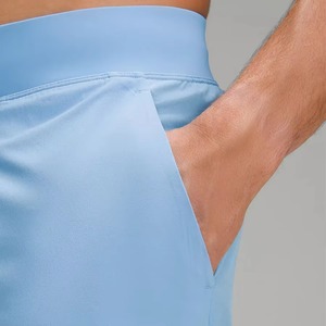 Pantalones Cortos Deportivos para Hombre, 120 g/m², Spandex/Poliéster, Satén, Transpirables, Ecológicos, con Cierre de Cordón, para Gimnasio y Tenis, Color Sólido - Product Image 6