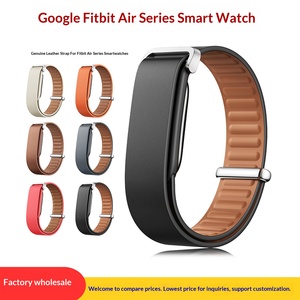 <span class=keywords><strong>Bracelet</strong></span> en <span class=keywords><strong>cuir</strong></span> véritable confortable et élégant pour montres connectées Google <span class=keywords><strong>Fitbit</strong></span> Air avec <span class=keywords><strong>bracelet</strong></span> de montre de style boucle - Product Image 5