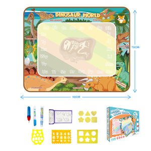 アクア落書きドローイングボード子供用マジックカラー繰り返し落書き水画カーペット教育EN71おもちゃ赤ちゃん - Product Image 1