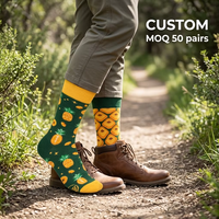 Chaussettes de mode Cmax, chaussettes en coton, chaussettes mi-mollet, chaussettes personnalisées pour femmes, chaussettes en coton peigné de haute qualité, amusantes et joyeuses