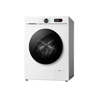 Lave-linge électrique à tambour robuste 10 kg, anti-emmêlement, à chargement frontal, économe en énergie, laveuse/sécheuse tout-en-un grande capacité