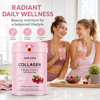 Suplemen Diet Bubuk Kecantikan Kolagen Cranberry 180g untuk Dewasa & Ibu Hamil