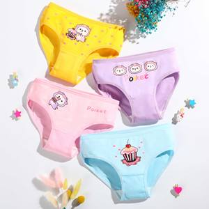 Gros Bébé Doux Coton Sous-Vêtements Peu Girls'Briefs Toddlerirls' 100% Coton Culottes Belle Impression Enfants Boxer <span class=keywords><strong>Culotte</strong></span> - Product Image 3