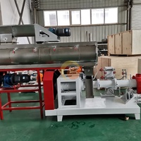 Nouvelle machine extrudeuse de bonbons à base de morceaux de soja, machine à aliments pour poissons, marque SUNSHINE, haute capacité 500-600 kg/h, vente chaude