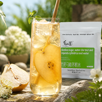 Thé santé en gros sous marque privée, aux saveurs de Poire douce, Carotte, Pomme, Dattille, Racine d'Imperatora, Canne à sucre et Châtaigne d'eau, pour infusion froide et chaude, en 12 sachets