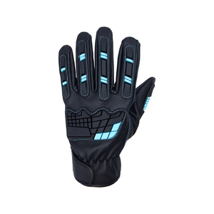 Gants de sécurité industrielle à fort impact BSP pour pétrole et gaz Cuir noir anti-impact imperméable pour les travaux pétroliers - Product Image 1