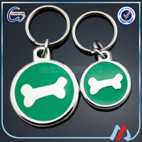 Etiqueta de perro con logotipo personalizado, etiqueta de perro de acero inoxidable, código Qr exclusivo