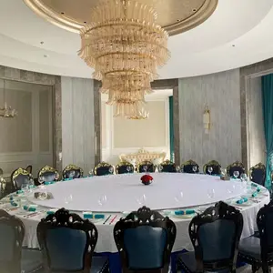 Luxury large non-standard lamps high-grade boxes catering hotel hotel restaurant custom crystal chandelier