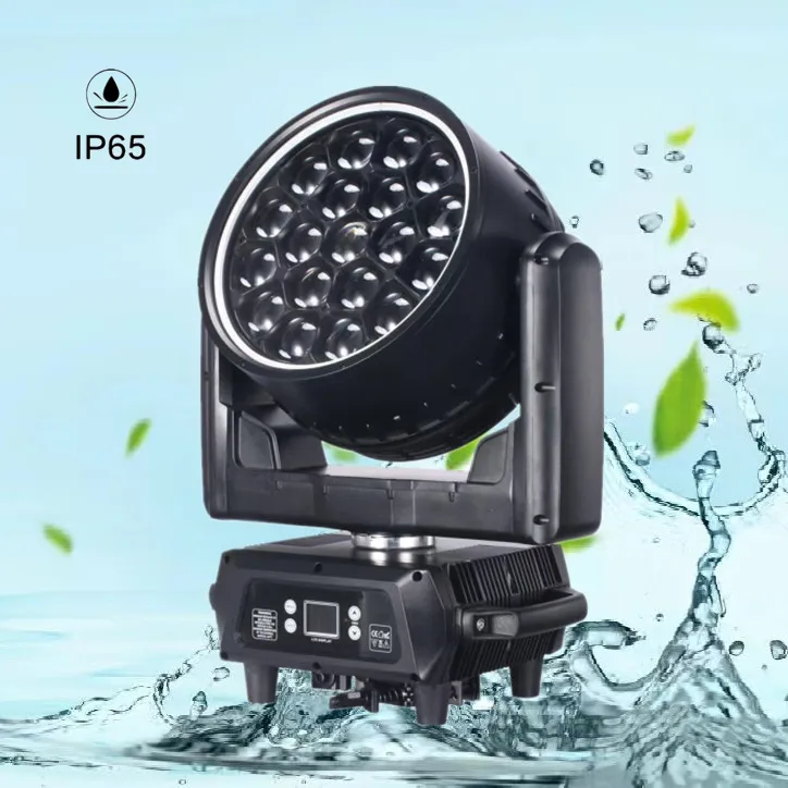 IP65 19x40w rgbw 4in1 bienenaugen LED-strahl zoom waschen bewegliches scheinwerfer für show disco event