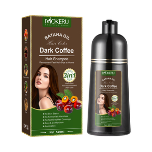 Pour MOKERU shampooing de teinture pour les <span class=keywords><strong>cheveux</strong></span> <span class=keywords><strong>sans</strong></span> ammoniaque de haute qualité 5 couleurs crème colorante à l'huile de Batana naturelle <span class=keywords><strong>coloration</strong></span> rapide - Product Image 3