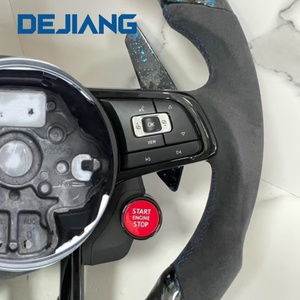 Volant en fibre de carbone avec LED pour Volkswagen MK7 MK6 Golf7 Polo CC Jetta Tiguan <span class=keywords><strong>GTI</strong></span> R GTD GTS - Product Image 6