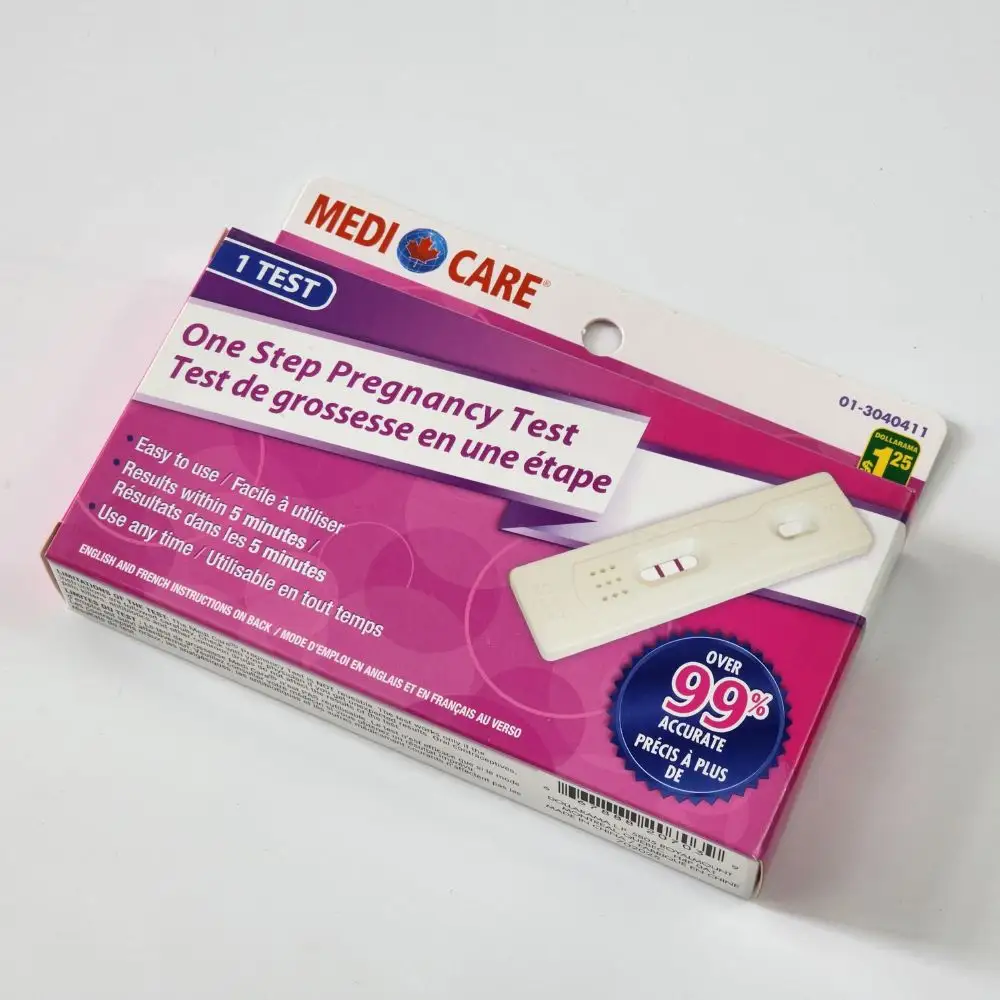 医療製品用カスタムロゴ紙包装ボックス妊娠テストロッド包装ボックスフード付き