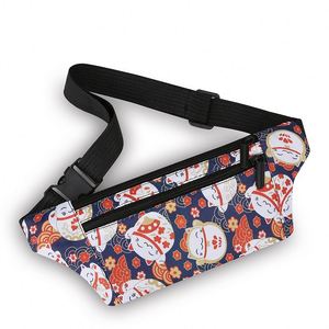 Nouvelle sacoche de taille géométrique pour femme avec fermeture éclair, sac de sport pour téléphone portable, idéal pour l'extérieur - Product Image 6