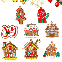 Décorations de maison en pain d'épice-Parfait pour les décorations de sapin de Noël et les favoris des fêtes de fin d'année