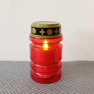 Newish En Plein Air Batterie Électrique <span class=keywords><strong>Bougie</strong></span> Prière <span class=keywords><strong>pour</strong></span> Cimetière Commémoratif Religieux Étanche Grave LED <span class=keywords><strong>Bougie</strong></span> - Product Image 5