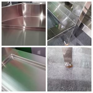 OEM, équipement de cuisine mobile robuste en acier inoxydable, boulangerie, support de casserole <span class=keywords><strong>gastronorm</strong></span>, chariot à nourriture avec <span class=keywords><strong>table</strong></span> - Product Image 5