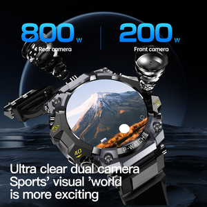 Montre connectée d'extérieur P888 4+64 Go, bracelet intelligent haut de gamme, meilleure montre Android IP68 avec double caméra, carte SIM, montre 4G <span class=keywords><strong>Internet</strong></span> 2026 - Product Image 3