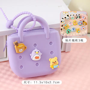 <span class=keywords><strong>Portamonete</strong></span> Creativo in Silicone Impermeabile Leggero Stile Cartone Animato Colore Personalizzato Chiusura con Cerniera - Product Image 5