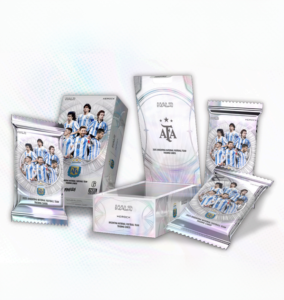 Paquete de 10 Cajas de Tarjetas Coleccionables del Equipo Nacional de Fútbol de Argentina HALO 2025, Tarjetas de Juego de Estrellas del Fútbol - Product Image 1