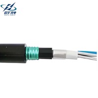 Cable de Fibra Óptica GYTA53-4B1 Monomodo, Enterrado, con Armadura Reforzada, 8/12/24/36/48/72/96/144 Núcleos