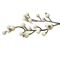 Hete Verkoop Kunstmatige Witte Bessen & Frambozen Tak Stengel Voor Nieuwjaar Kerst Halloween & Bruiloft Home Decoraties